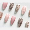 [Bloom] Handmade nail tips - Coffin / [개화 Bloom] 수제네일팁