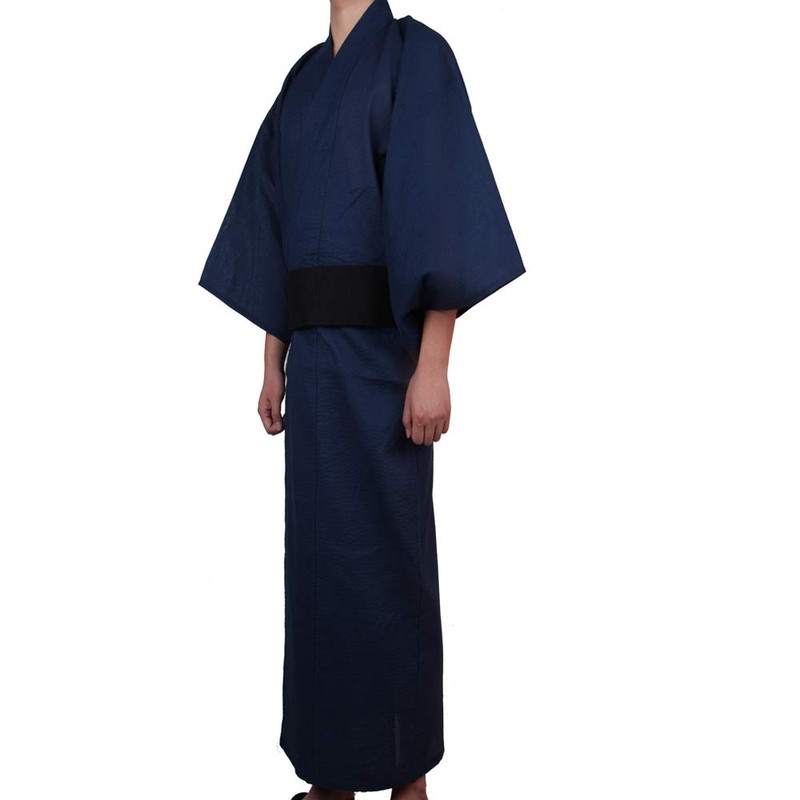 Yifulove Men's Yukata, Cool, Comfortable, Cotton Linen, Summer Festivals, Going