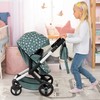 Bayer Design Dolls: Pram Xeo: Stars Green & White -