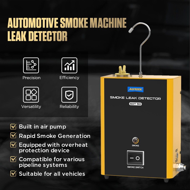 AUTOOL NEW🔥 EVAP Smoke Machine Automotive Smoke Tester Leak Detector