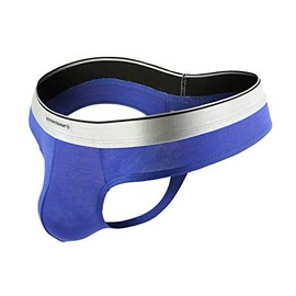 MuscleMate - Tanga para Hombre, Tanga, Tanga, Tanga, Tanga, Ropa Interior, sin líneas visibles, Azul, X-Large