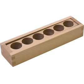 Kiso Kogei Park Makunouchi Press Mold, 6 Holes (2.4 x 9.1 x 1.6 inches (6 x 23 x 4 cm), Beige