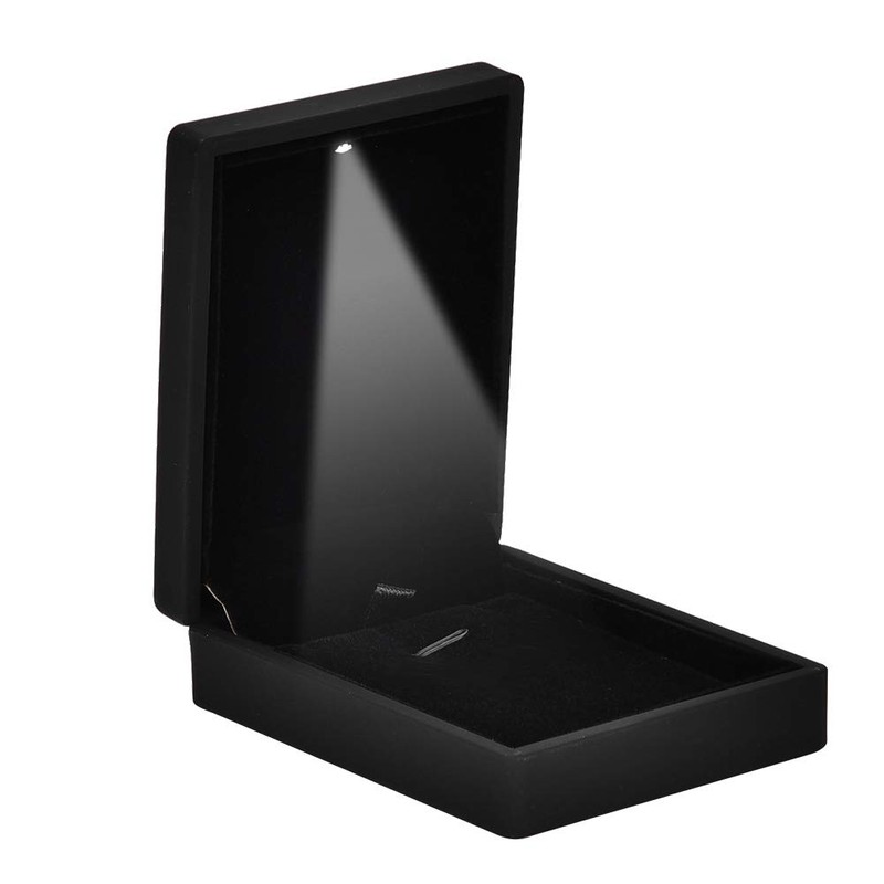 Caja de de Joyería Lluminada con LED, Contenedor de Caja