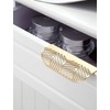 Susenya Kitchen Cabinet Pulls Leaf Pulls C to C 3.78"