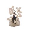 Natural Crystal Tree Decor, Desk Decor with Rose Quartz Crystal