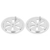 X AUTOHAUX 2pcs 5 Inch Marine Boat Louvered Ventilation Vent