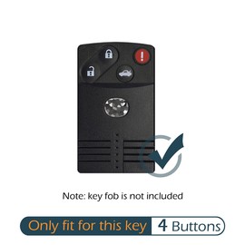 GFDesign 2 Pcs Silicone 4 Buttons Key Fob Cover Remote Case Keyless Protector Compatible with Mazda CX-7 CX-9 RX-8 MX-5 Miata BGBX1T458SKE11A01