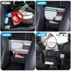 TNAIYH Car Handbag Holder Between Seats, Leather Large Capacity Vehicle