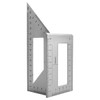 AIMALL 6.7-Inch Aluminium Alloy Angle Ruler, Multi-Purpose 45°/90° Combination Square,