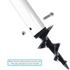 X-FLOAT Dock Auger (Sand Auger) for PVC Tubing Sandbar Anchor