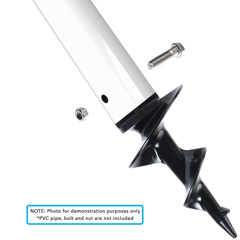X-FLOAT Dock Auger (Sand Auger) for PVC Tubing Sandbar Anchor