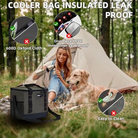 Backpack Coolers Insulated Leak Proof for Women Men, Multiple Sizes Cooler Backpack Insulated Waterproof. Lightweight Soft Cooler Bag for Beach Travel Outdoor Camping Picnic Green