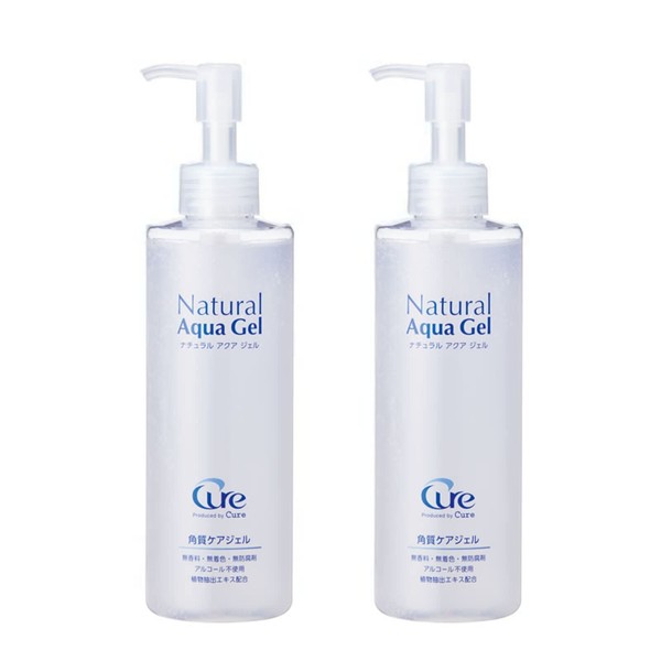 Cure Natural Aqua Gel, Peeling Gel, Exfoliating Care, Removal, Face, Full Body, 8.8 oz (250 g), Set of 2