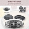 KitchenDance 9 Inch Two Piece Pie Container with Low Dome