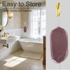 SZWLJ African Net Sponge Brown 1PCS Exfoliating Body Scrubber 45inch
