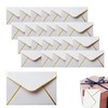 Roczential 24 Envelopes, Mini Envelopes, Business Card Size, Simple, Stylish,