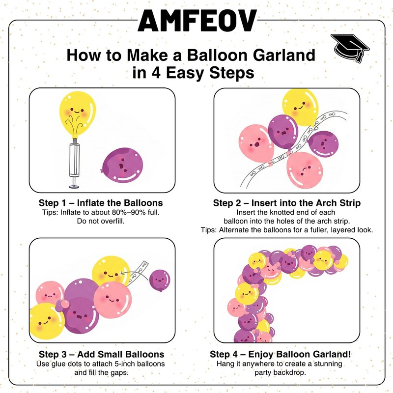 Graduation Decorations 2026, Graduation Party Decorations Graduation Balloons Arch Kit
