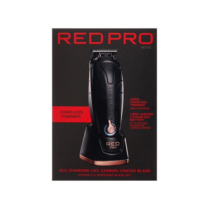 RED Pro Professional Cordless Hair Finishing Trimmer for Men, Electric