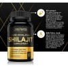 Shilajit Supplement Capsules, 10,000mg Equivalent per Serving, 60 Capsules