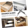 Operitacx 2pcs Heavy Duty Soft Close Drawer Slides Durable Cold