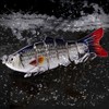 Fishing Lures for Bass Trout 6-segment Hard Body Lures with