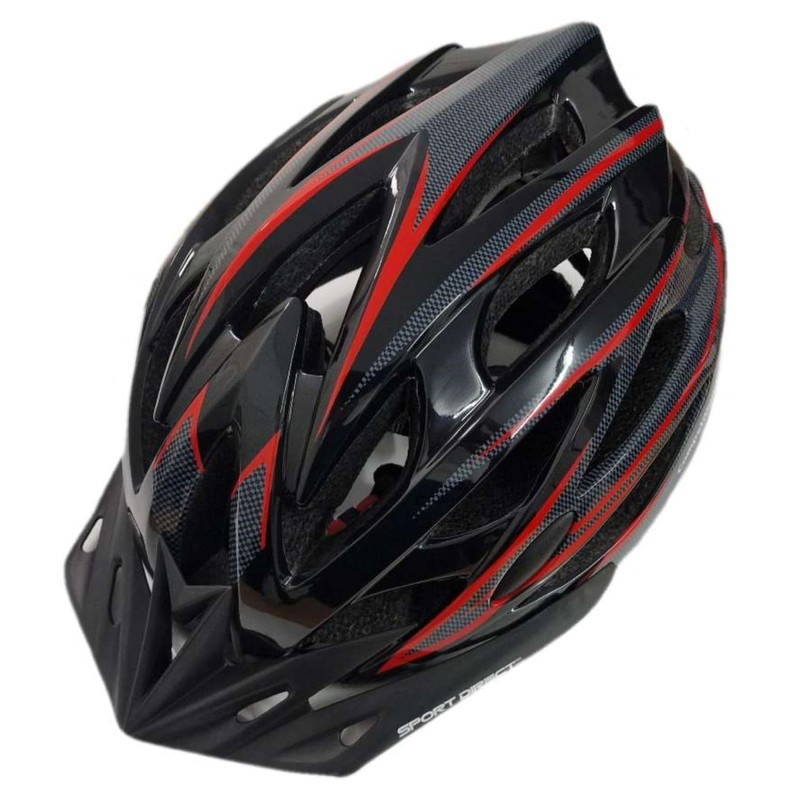 Sport Direct™ "Team Comp" 24 Vent E-Bike/Bike Helmet Graphite/Red/Black 58-61cm