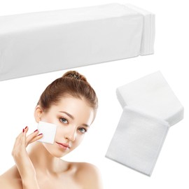 Maxcheck 300 Pcs 2x2 Disposable Esthetic Wipes 4 Ply 4x4 Unfolded Facial Squares Aesthetic Wipes Non Woven Esthetician Supplies Lint-Free Cleaning Cloths for Spa Facial Makeup Product Application