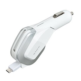 セイワ(SEIWA)DC充電器 スイッチレスチャージャーMU microUSB ホワイト×サチライトクロム D430