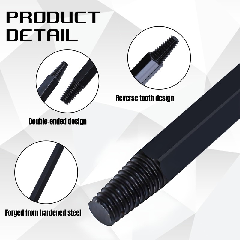 Hbxdeco Broken Spark Plug Remover Tool, Car Engine Broken Spark
