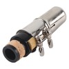 Clarinet Mouthpiece Kit with Ligature and Plastic Cap Portable Black