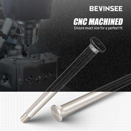 Bevinsee Door Hinge Pin & Bushing Repair Kit Compatible with Ford Truck F100 F150 F250 F350 1973-1979 Compatible with Bronco 1978-1979