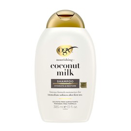 OGX, Shampoo Nutritivo de Leche de Coco, 385 ml