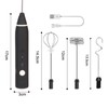 Rechargeable Milk Frother 304 Stainless Steel Handheld Foam Maker Cordless