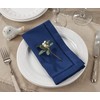 SARO LIFESTYLE 6306.NB20S Rochester Collection Dinner Napkin with Hemstitched Border