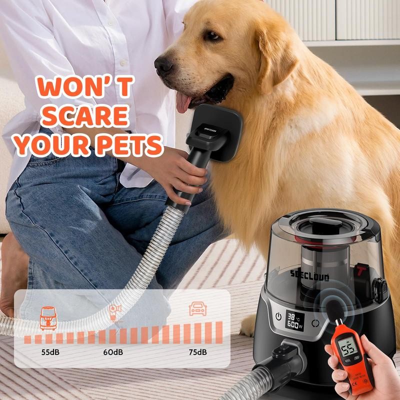Dog Grooming Essentials: Vacuum, Dryer & 6 Tools Kit