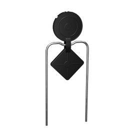 Champion Traps and Targets, DuraSeal Spinner Targets, Double Gong, Black (40956)