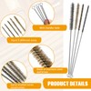 20 Pcs Wire Tube Brushes Bulk for Cleaning Pipe Tube