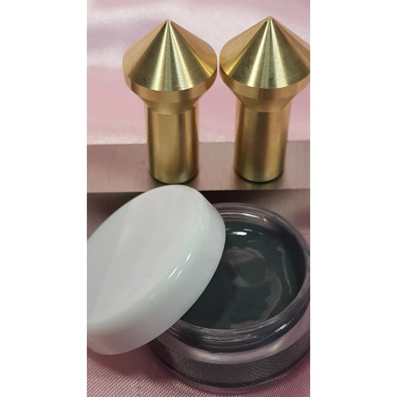 AM-PRECISION Gunsmith Tools- 2 Brass Muzzle Laps-Rifle Or Pistol Crowning