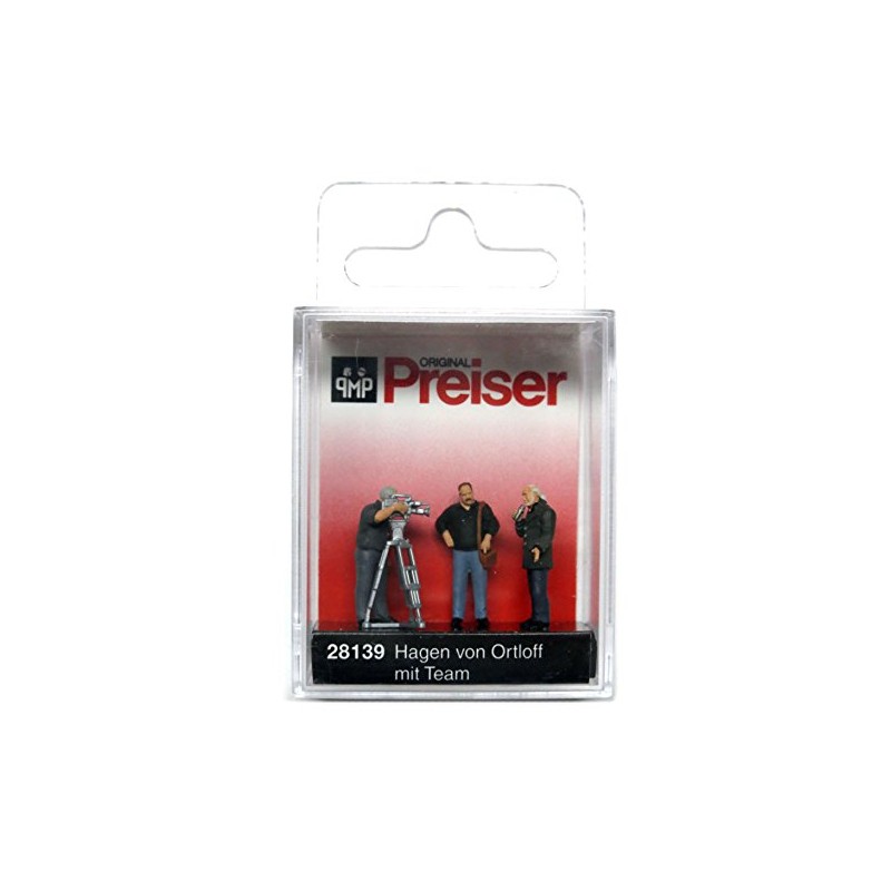 Preiser 1/87 th – pr28139 – Modelleisenbahnen – Cameraman und