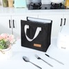 FANTESI Insulated Lunch Bag with 3 Cutlery Set Heat Cold
