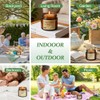 Aottom Citronella Candles - 8 Pack Natural Soy Wax for