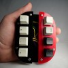 useMidi Black and Red Acrylic Midi Controller with 8 Note