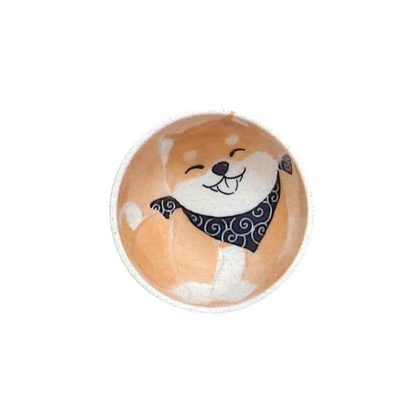 Tanaka Chopsticks Shop Shibafuku 5.5 Pot Mino Ware Orange Diameter