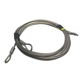 Garage Door Torsion Spring Cables Stainless Steel 8 FT Doors (7x19) (Pair)