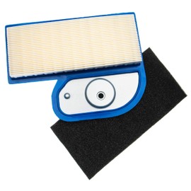 vhbw Filter Set (1x Air Filter, 1x Pre-Filter) Replacement for Kawasaki 11013-7002 for Lawn Tractor, Ride-on Mower