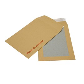 SmithPackaging 20 229mm x 162mm A5 C5 Manilla Hard Board Backed Envelopes Do Not Bend Envelope Pack of 20