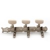 harpfeas 3-on-a-plate Guitar Tuning Pegs Chrome Plated Machine Heads Keys,