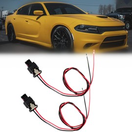 1Set Side Marker Light Pigtail Connector Wires Harness for 2015-2023 Chrysler 300 for 2015-2023 Dodge Charger Front Rear LED Side Marker Lights