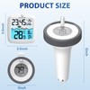 Nuovoware Digital Floating Pool Thermometer, Wireless Thermometer with Easy Read