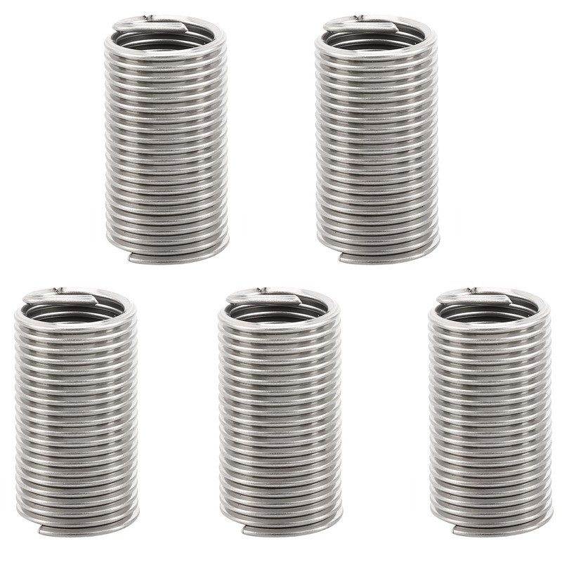 5Pcs Wire Thread Insert Stainless Steel Protective Coil Sleeve Screw